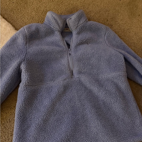 Vineyard Vines Light Blue Sherpa Jacket - Picture 1 of 2